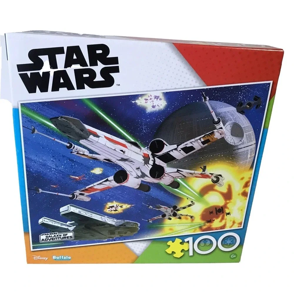 Star Wars Galaxy of Adventures 100 Piece Jigsaw Puzzle Buffalo Games X-Wing
